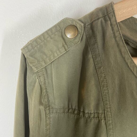 Marketā&āSpruceĀ OliveāElmiraāSnapāJacketāTop - Picture 3 of 8